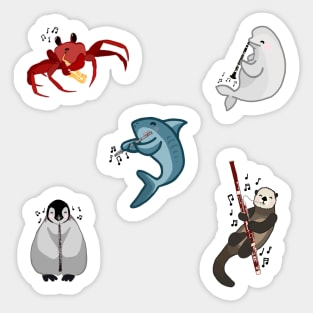 Simple Animal Woodwinds Bundle Sticker